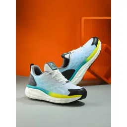 OFF LIMITS Men's VIKING White, Light Blue & Black Running Shoes