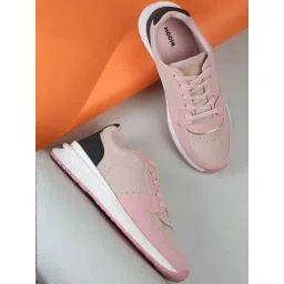 Mochi Women's Beige Casual Sneakers