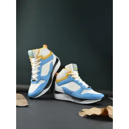 OFF LIMITS Men's CROSSOVER Off White, Blue & Mango Sneakers