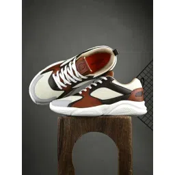 OFF LIMITS Men's Beige, Crazy Horse Tan Running Shoes