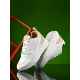 OFF LIMITS Men's Off-White & Bone White Running Shoes