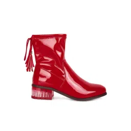 London Rag Women's Red Casual Boots