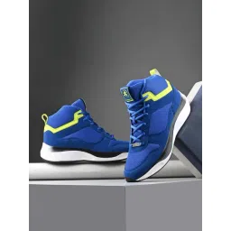 OFF LIMITS Men's CROSSOVER Blue & Lime Punch Sneakers