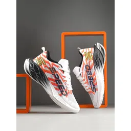 JK Port Men Mesh Lace-Ups Non-Marking Running Shoes