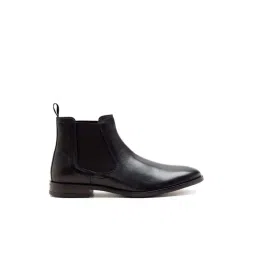THOMAS CRICK Men's Black Chelsea Boots