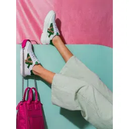 Saint G Women's Antea Green Sneakers