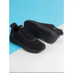 Mochi Men's Black Walking Shoes