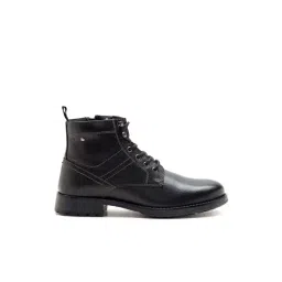 THOMAS CRICK Men's Black Derby Boots