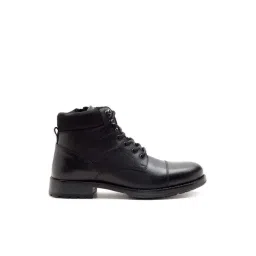 THOMAS CRICK Men's Black Derby Boots
