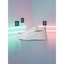 Puma Men's X-Ray White & Grey Violet Casual Sneakers