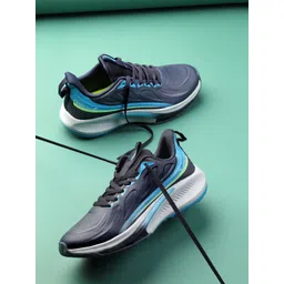 Action Men Lace-Ups Mesh Running Non-Marking Shoes