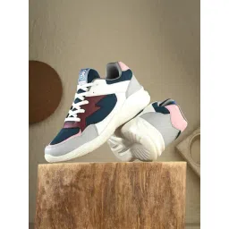 OFF LIMITS Men's ROGER Teal, White & Maroon Running Shoes