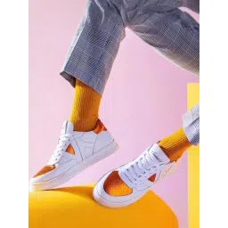 Saint G Women's Arlo Orange Sneakers