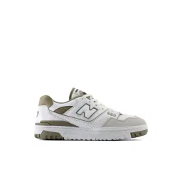 New Balance Men's Oyster White & Brown Sneakers