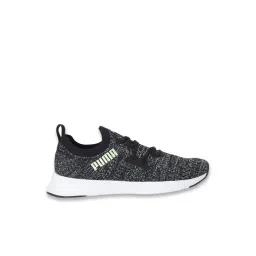 Puma Flyer Runner Engineer Knit Black Running Shoes