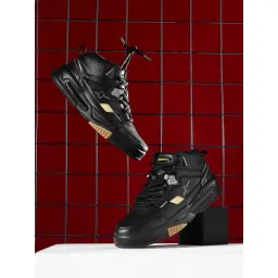 Sparx Men's Black Sneakers