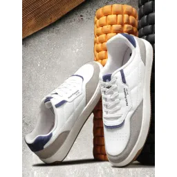 Hush Puppies by Bata Men's White Casual Sneakers