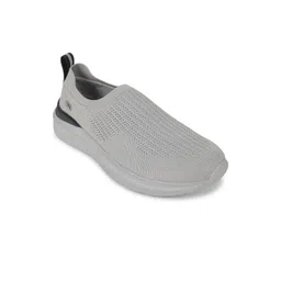 Campus Men Textured PU Slip-On Sneakers