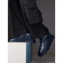 Rare Rabbit Men's Navy Sneakers