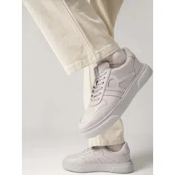 Rare Rabbit Men's Off White Sneakers