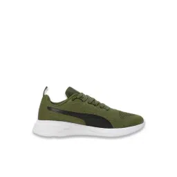 Puma Men's Flowfurl Olive Running Shoes