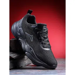 JQR Men Mesh Running Non-Marking Lace-Ups Shoes