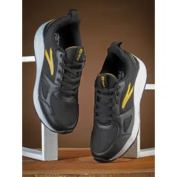 Action Men Lace-Ups Mesh Running Non-Marking Shoes