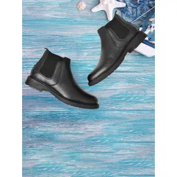 GALEX Men Leather Flatforms