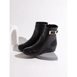 Inc 5 Women Wedge Heeled Ankle Boots
