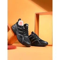HRX by Hrithik Roshan Women Mesh Running Lace-Ups Non-Marking Sports Shoes