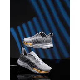 JQR Men Mesh Running Non-Marking Lace-Ups Sports Shoes