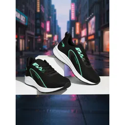 HOTSTYLE Men Mesh Lace-Ups Round Toe Running Shoes