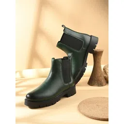 The Roadster Lifestyle Co. Men Flatform-Heeled Chelsea Boots