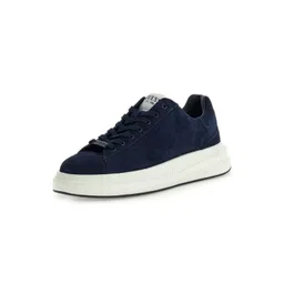GUESS Men Leather Textured Lace-Ups Sneakers