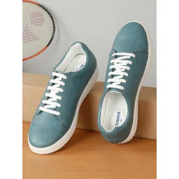 Kosher Men Solid Lace-Up Sneaker Shoes