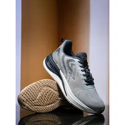 ASIAN Grey Lightweight Gym & Training Sneakers