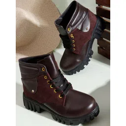 Roadster Women Lace Up Stylish Ankle Boots