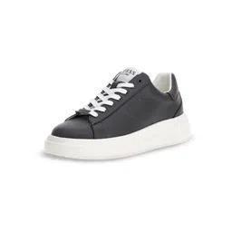 GUESS Men Elba Solid Leather Sneakers