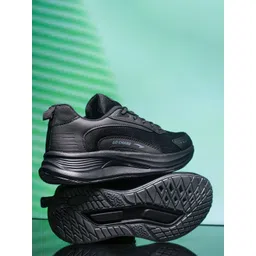 ASIAN Men Mesh Lace-Ups Running Non-Marking Shoes