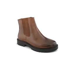 San Frissco Women Casual High-Top Chelsea Boots
