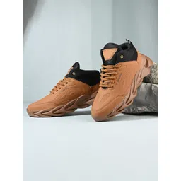 LEEPEETER Lace-Ups Round Toe Sneakers