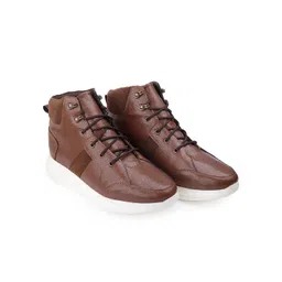 Bxxy Men Hidden Elevator Height Increasing Lightweight High-Top Sneakers