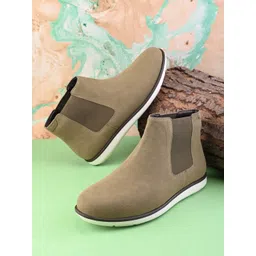 San Frissco Men Slip On Chelsea Boots