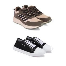 DRACKFOOT Men Non-Marking Running Sports Shoes