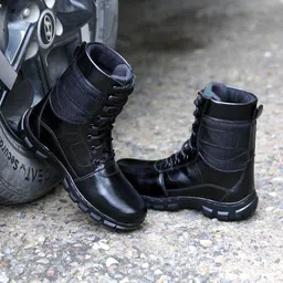 MarcinoGenuine Leather Army & Tactical Shoes, Boots For Men Boots For Men