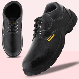 Safety Shoes PVC Sole With Steel Toe Protection for factory Boots For Men