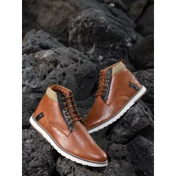 The Roadster Lifestyle Co. Men Mid-Top Casual Boots