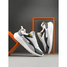 OFF LIMITS Men's HITCH Off White, Light Grey & Black Running Shoes