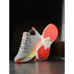OFF LIMITS Men's OPUS Light Grey & Orange Running Shoes