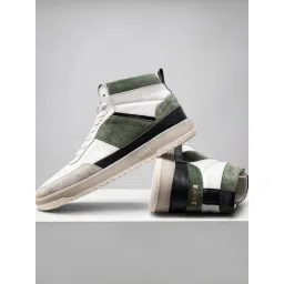 Rare Rabbit Men's Green Sneakers